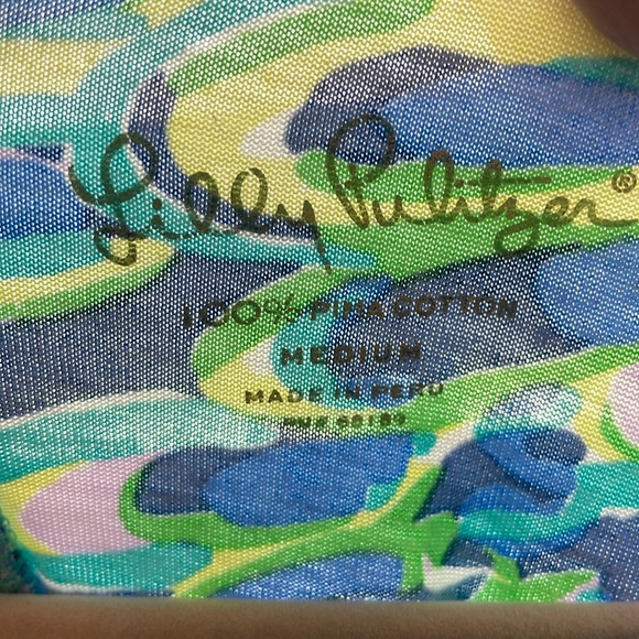 Lilly Pulitzer Marlow Dress in Lilly’s Lagoon Sea Blue Size Medium - Picture 16 of 17